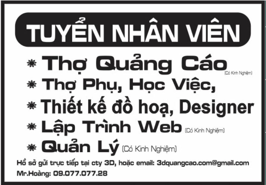 3D Quảng Cáo CN3