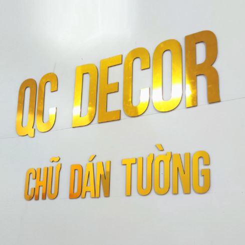 Chữ alu gương vàng