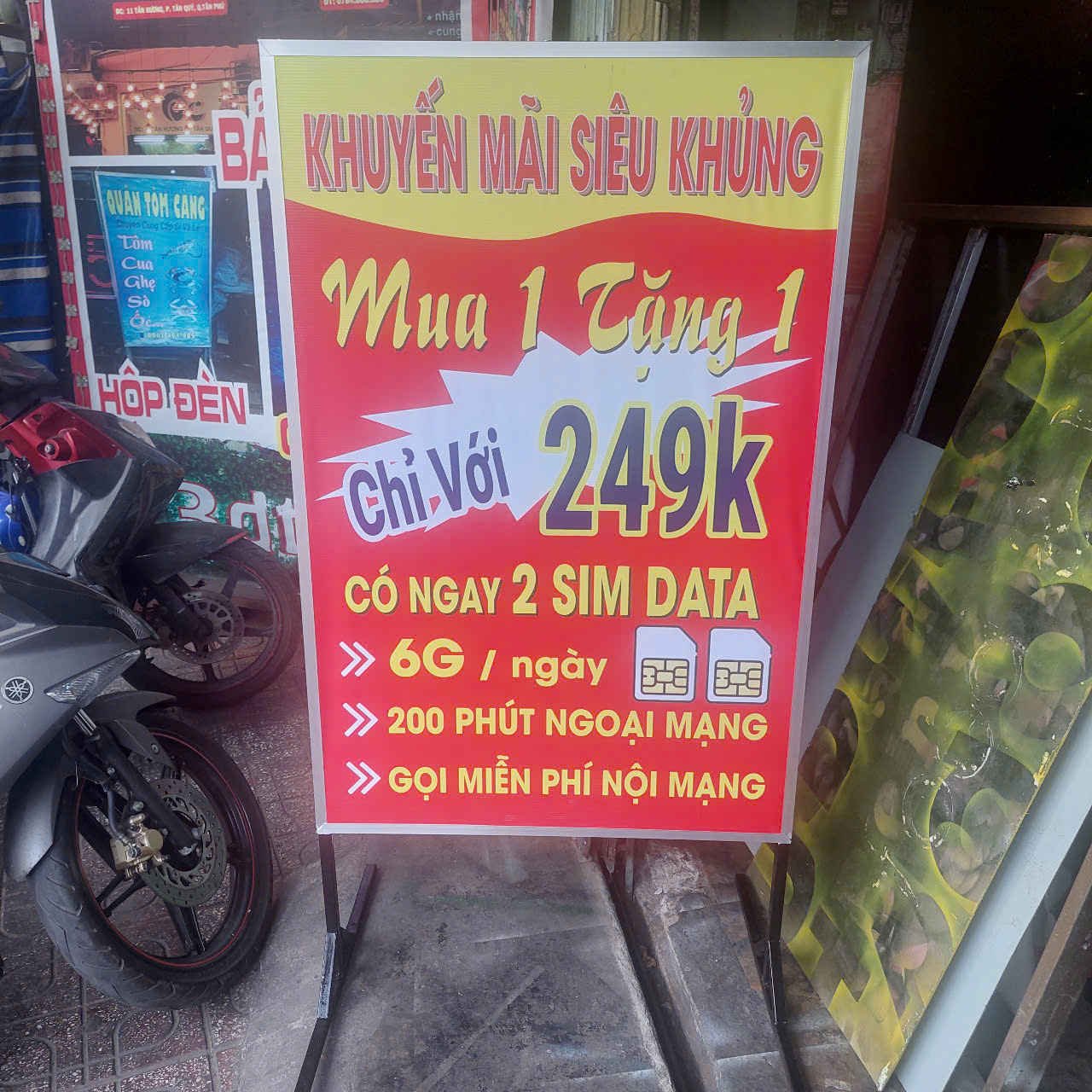 📣 Bảng Bạt Không Đèn Có Chân Đứng – Giải Pháp Bảng Hiệu Giá Rẻ, Linh Hoạt 2