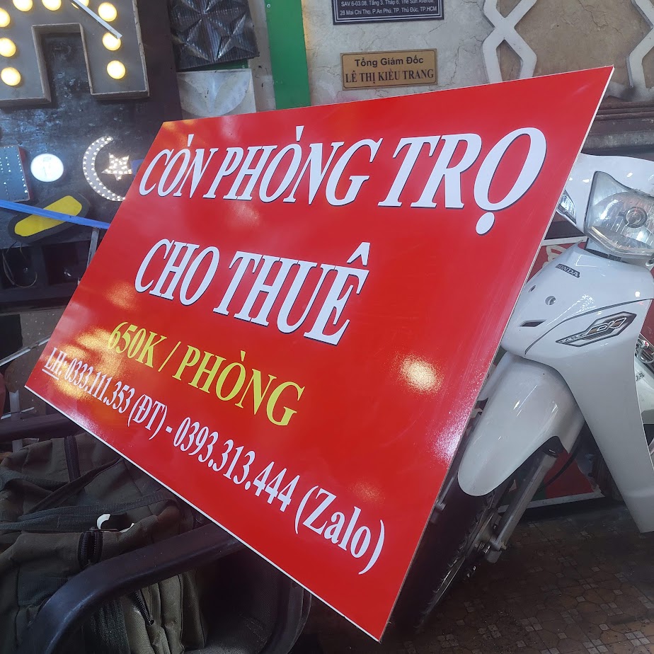 bảng hiệu cho thuê phóng alu dán decal giá rẻ