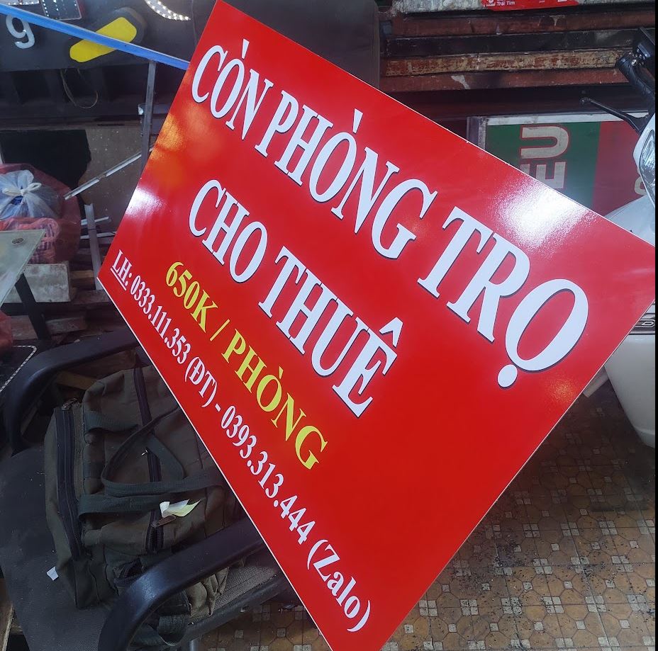bảng hiệu cho thuê phóng alu dán decal giá rẻ 2