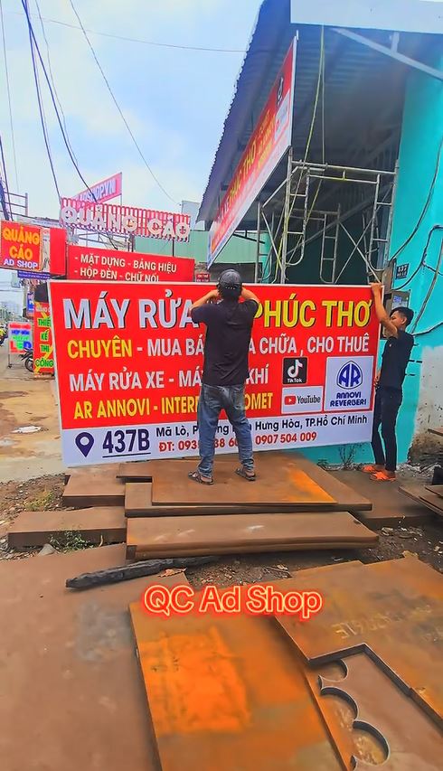Bảng Hiệu Cửa Hàng Máy Rửa Xe Bạt Hiflex Giá Rẻ – Giải Pháp Quảng Cáo Hiệu Quả, Tiết Kiệm 2