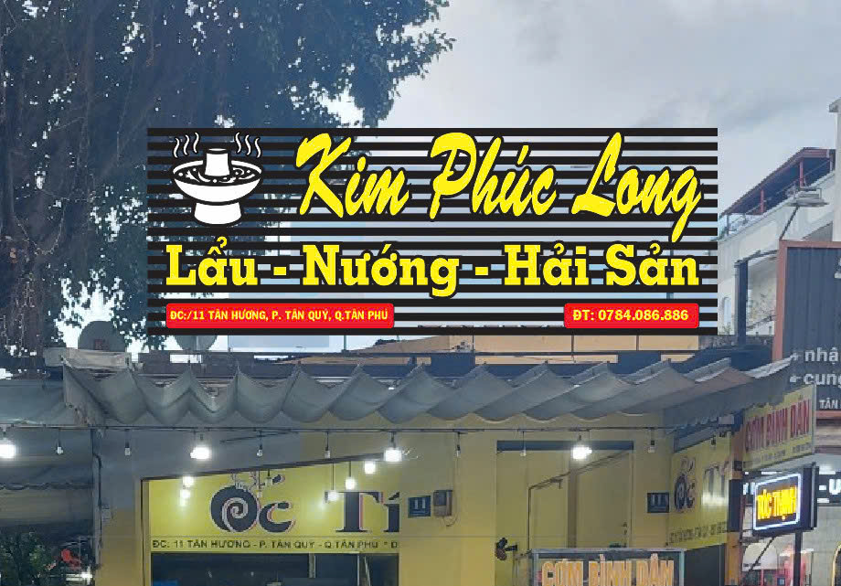 💥 Bảng Hiệu Quảng Cáo Nền Thanh Lam Nhôm – Chữ Mica Đèn Sáng Mặt 2