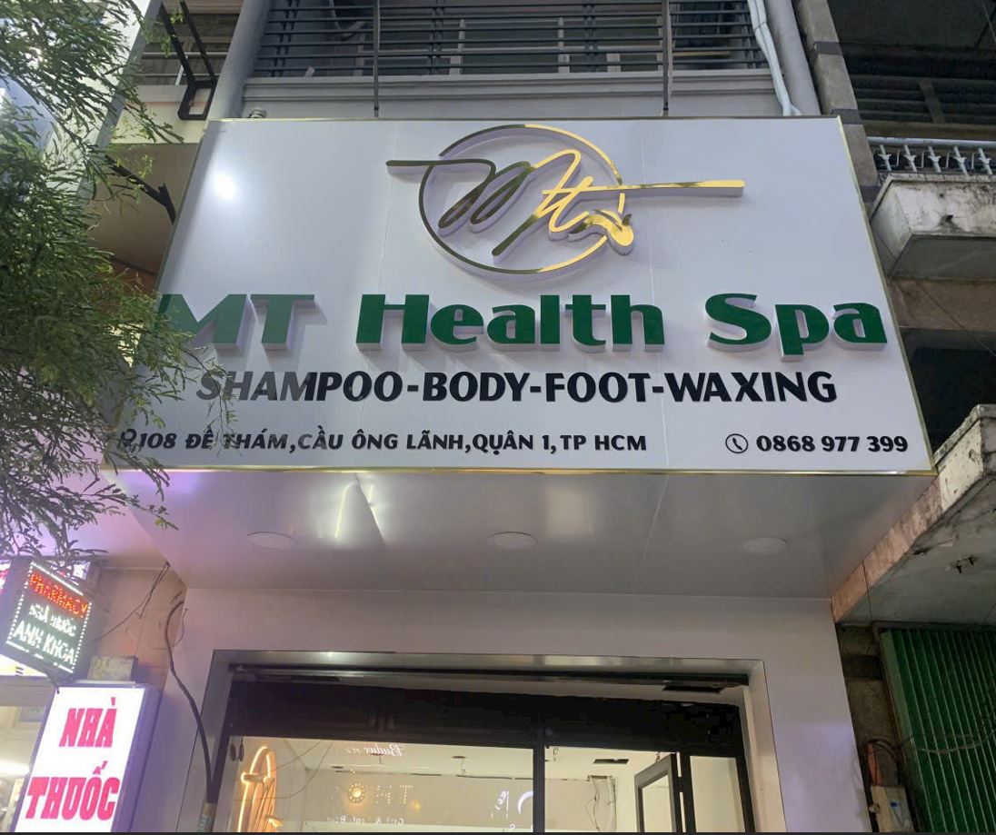bảng quảng cáo giá rẻ, nền trắng chữ nổi không đèn 2
