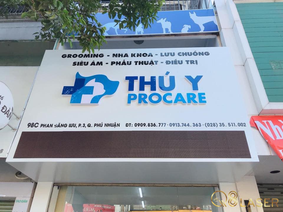 biển hiệu alu, chữ mica không đèn đơn giản giá rẻ 2