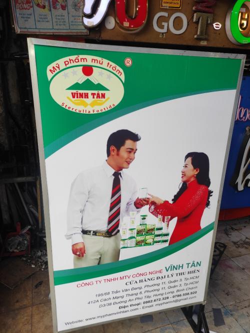biển hiệu bạt 2 mặt có chân đứng, giá bình dân