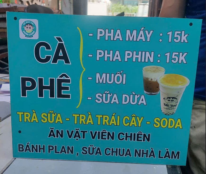 biển quảng cáo decal dán lên alu giá rẻ