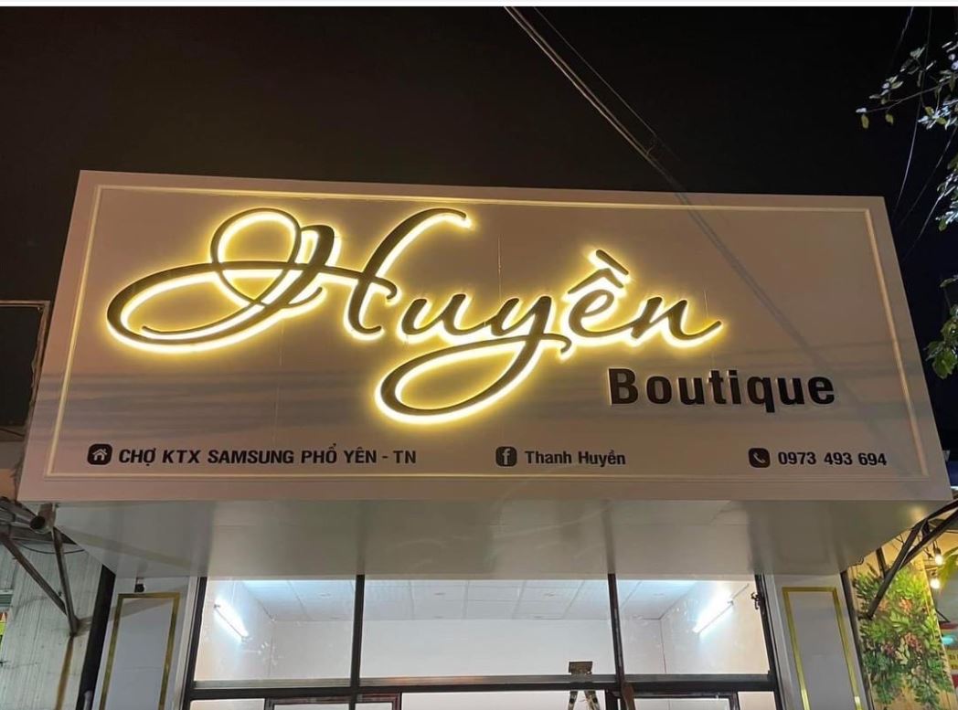 Chữ alu đèn led sáng chân 2