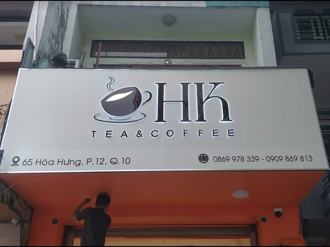 Chữ mica đèn sáng hông 2