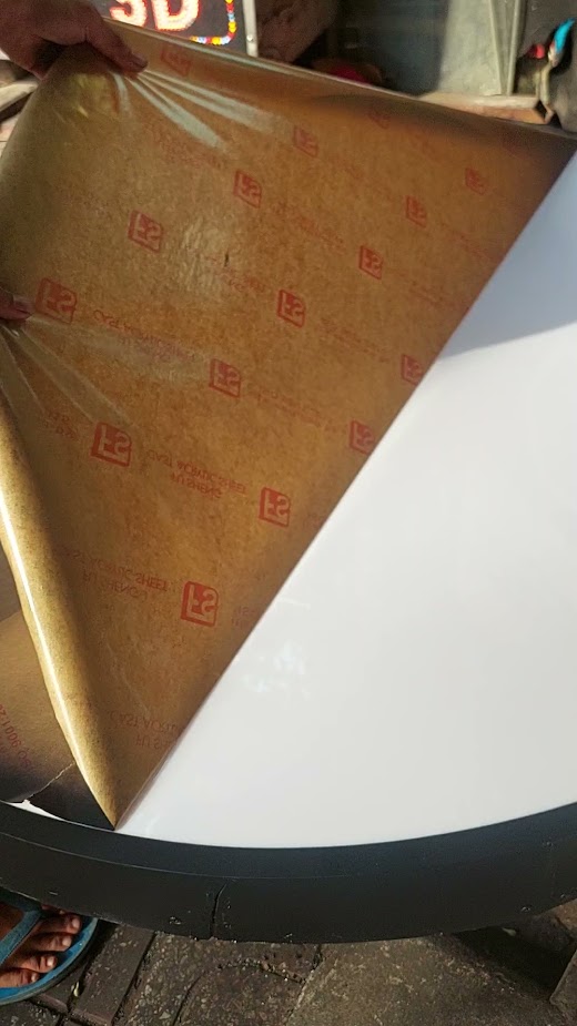 Hộp đèn mica tròn - 1 mặt 3