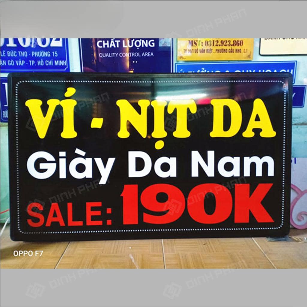 hộp đèn vẫy alu bóng siêu nổi giá rẻ 2