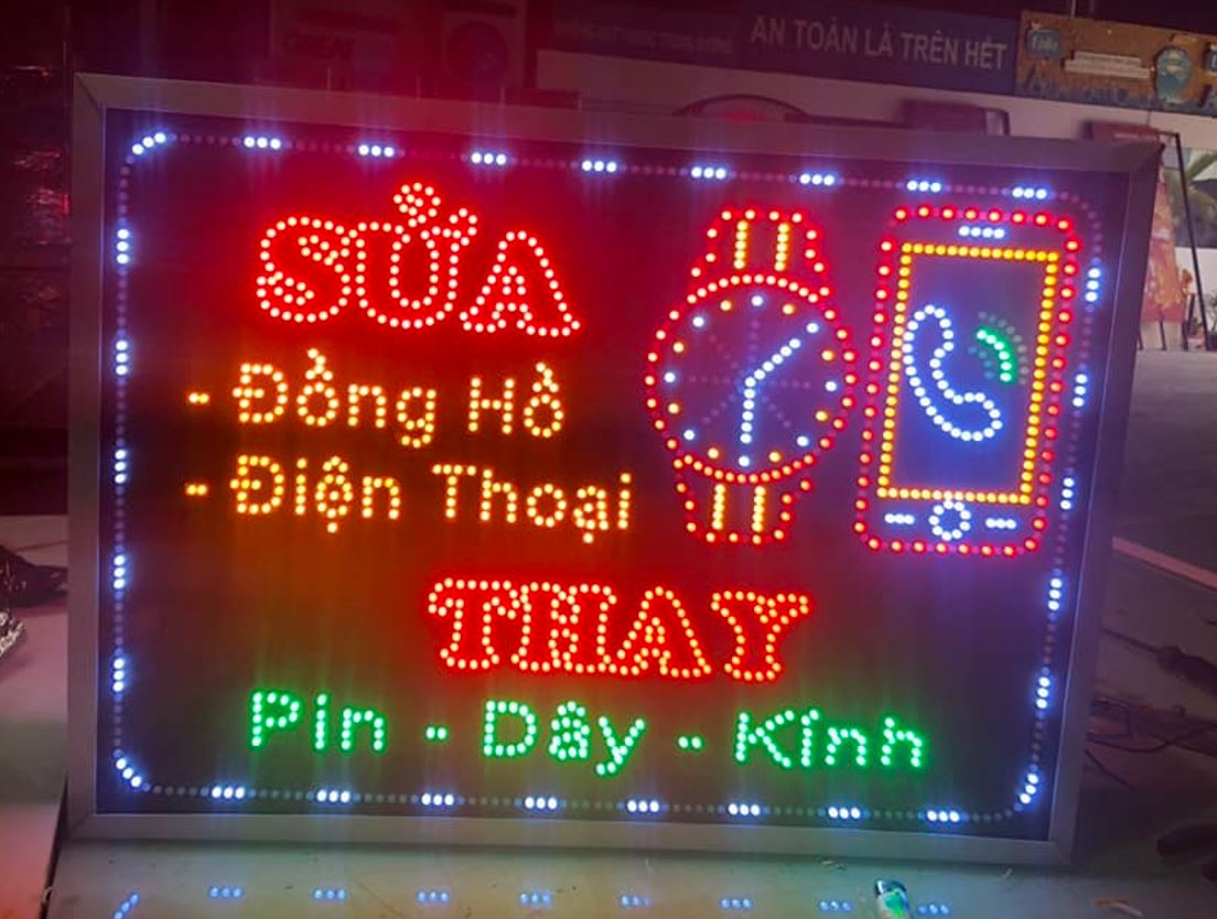 hộp đèn vẫy vuông,   không chân , đèn led siêu nổi giá rẻ