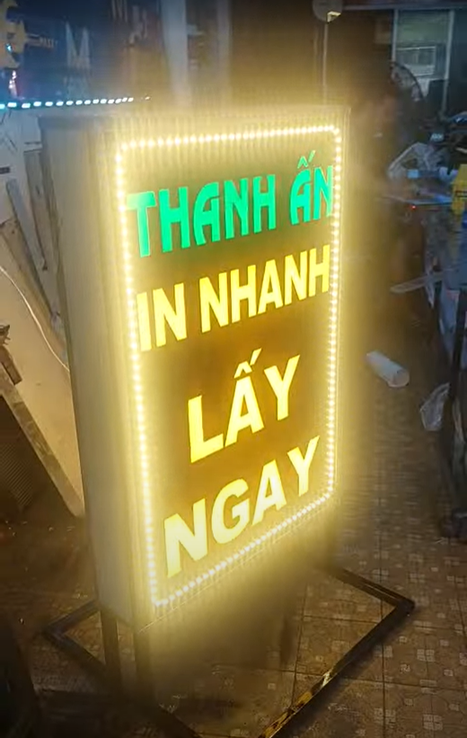 Hộp Đèn Viền LED Chữ Mica Sáng Mặt – Giải Pháp Quảng Cáo Nổi Bật Mọi Không Gian 2