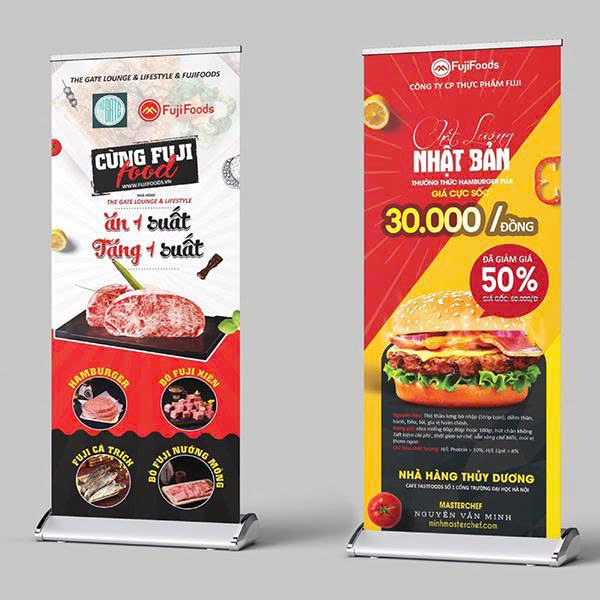 Standee Cuốn Nhựa Giá Rẻ – Giải Pháp Bảng Quảng Cáo Kinh Tế Cho Mọi Doanh Nghiệp